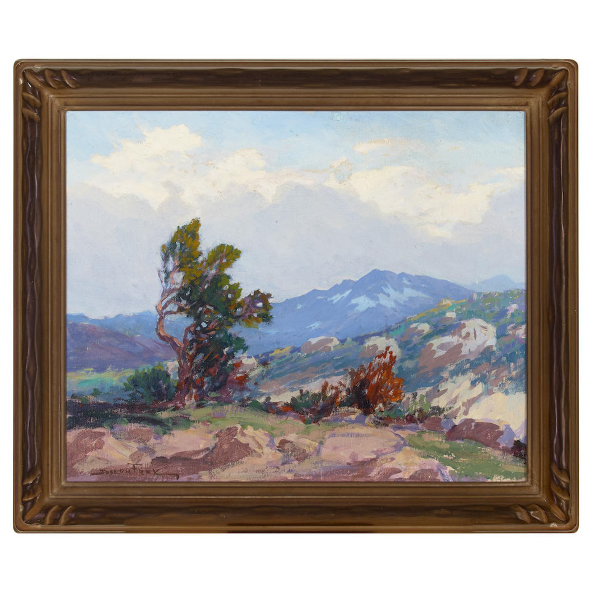 Joseph P. Frey (1892-1977) Spring Thaw 13 x 16 in. framed 16 x 19 in. - Bild 2 aus 2