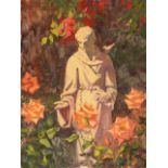 Alexey Steele (born 1967) Statue of St. Francis (San Juan Capistrano) 12 x 9 in. unframed