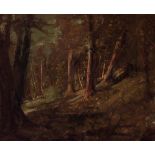 John Bond Francisco (1863-1931) Dark Forest 17 x 21 in. framed 24 x 28 1/4 in. (Painted circa 1...