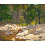 Sam Hyde Harris (1889-1977) Verdugo Woodlands 11 x 13 1/4 in. unframed