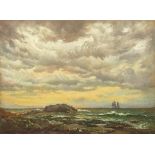 Paul Grimm (1891-1974) Stormy Sea 20 x 27 in. unframed