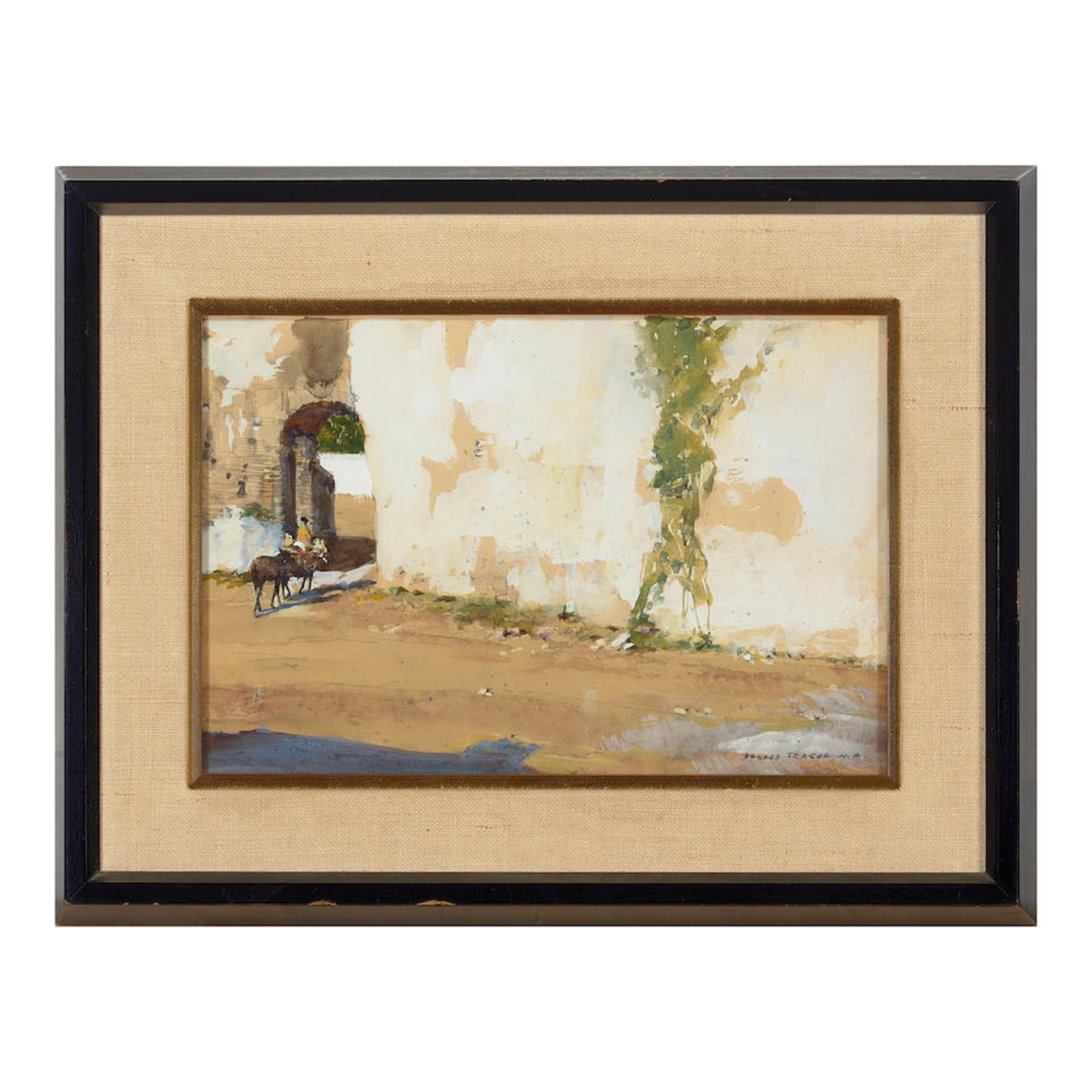 Donald Teague (1897-1991) Near Arcos De La Frontera (Andalusia, Spain) sight 6 x 9 in. framed 1... - Bild 2 aus 2