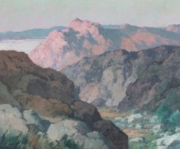 Maurice Braun (1877-1941) Rock Formations 25 1/4 x 30 1/4 in. framed 29 1/2 x 34 1/2 in.