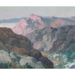 Maurice Braun (1877-1941) Rock Formations 25 1/4 x 30 1/4 in. framed 29 1/2 x 34 1/2 in.