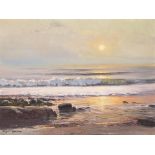 Robert William Wood (1889-1979) Coastal Shoreline 18 x 24 in. framed 26 3/4 x 32 1/2 in.