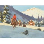 Nicholas S. Firfires (1917-1990) Packing Out 12 x 16 in. framed 19 x 22 1/2 in.