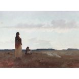 Jack N. Swanson (1927-2014) Evening - Navajo Country 31 x 43 in. framed 37 x 48 in.