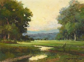 Robert William Wood (1889-1979) A Summer Evening 12 x 16 in. framed 23 x 27 in.