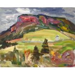 René Jean Richard (Canadian, 1895-1982) Paysage Montagnard 16 x 20 in. framed 22 3/4 x 26 3...