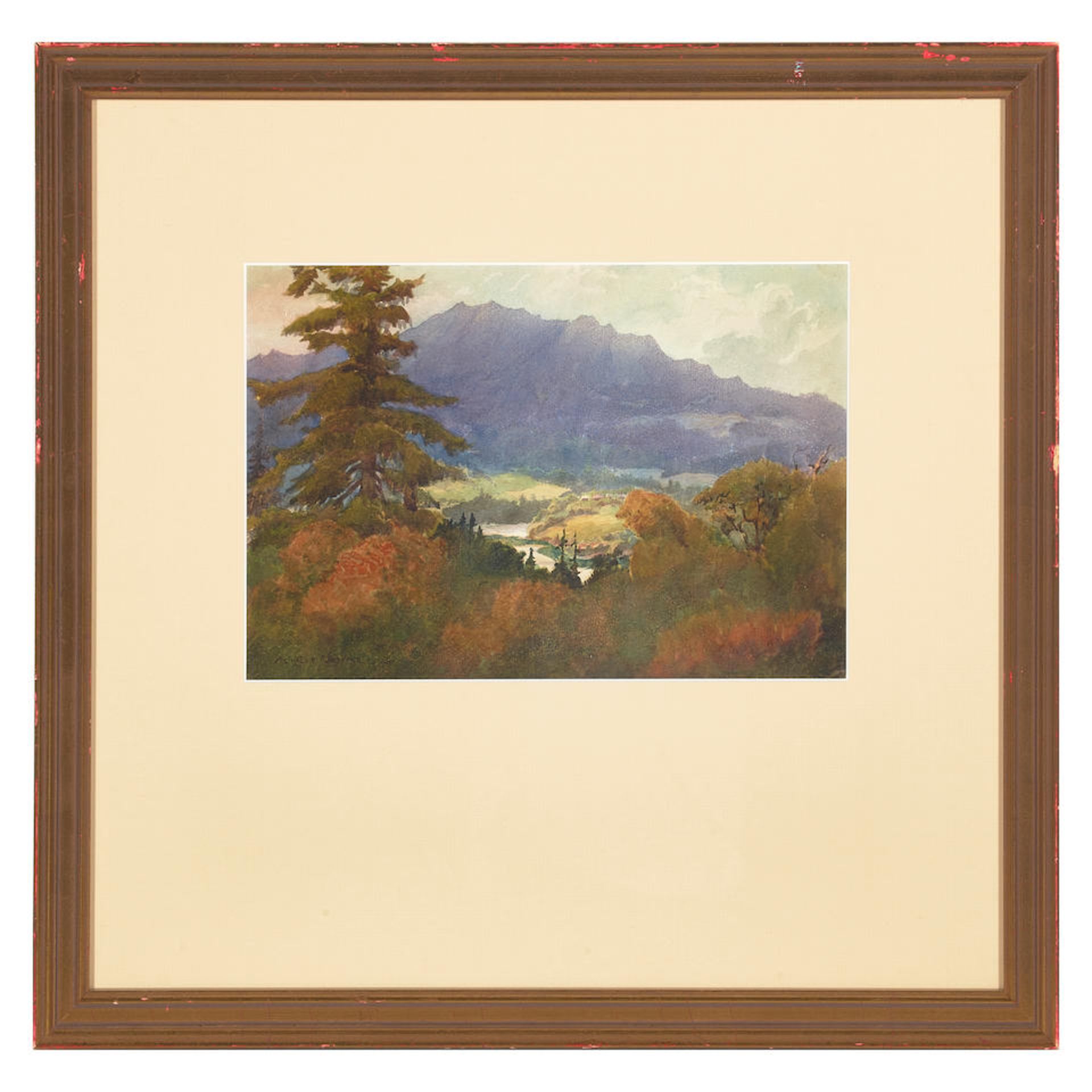 Albert Thomas DeRome (1885-1959) Pinnacle Rock Fire Station and Bear Buttes (a group of two) fir... - Bild 4 aus 4
