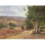 Donald Demers (born 1956) Tones of Autumn 9 x 12 in. framed 15 x 18 in.