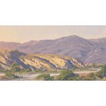 John Budicin (born 1944) From the Side of the Road (Orange County, California) 8 x 15 in. framed...