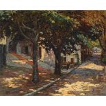 Harry B. Lachman (1886-1975) La Turbie (Cote D'Azur) 23 1/2 x 28 3/4 in. framed 33 1/4 x 38 1/4 in.