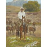 Wayne Baize (born 1943) Spring Fever sight 23 3/4 x 17 3/4 in. framed 36 1/2 x 30 1/2 in.