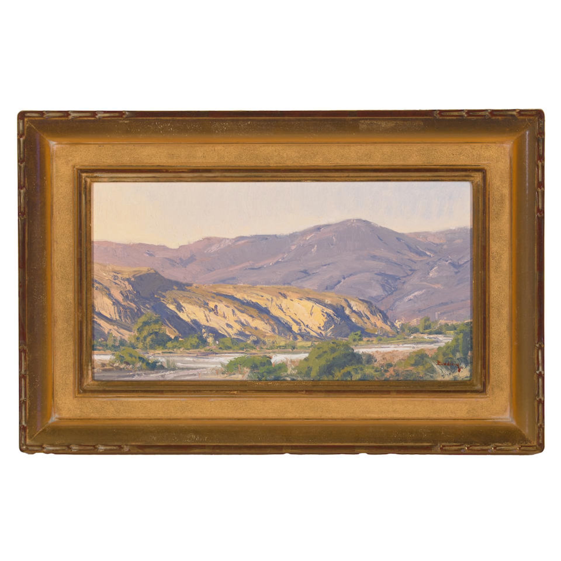 John Budicin (born 1944) From the Side of the Road (Orange County, California) 8 x 15 in. framed... - Bild 2 aus 2