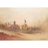 Charles Craig (1846-1931) Indians on Horseback 17 3/4 x 25 3/4 in. framed 23 1/2 x 31 1/4 in.