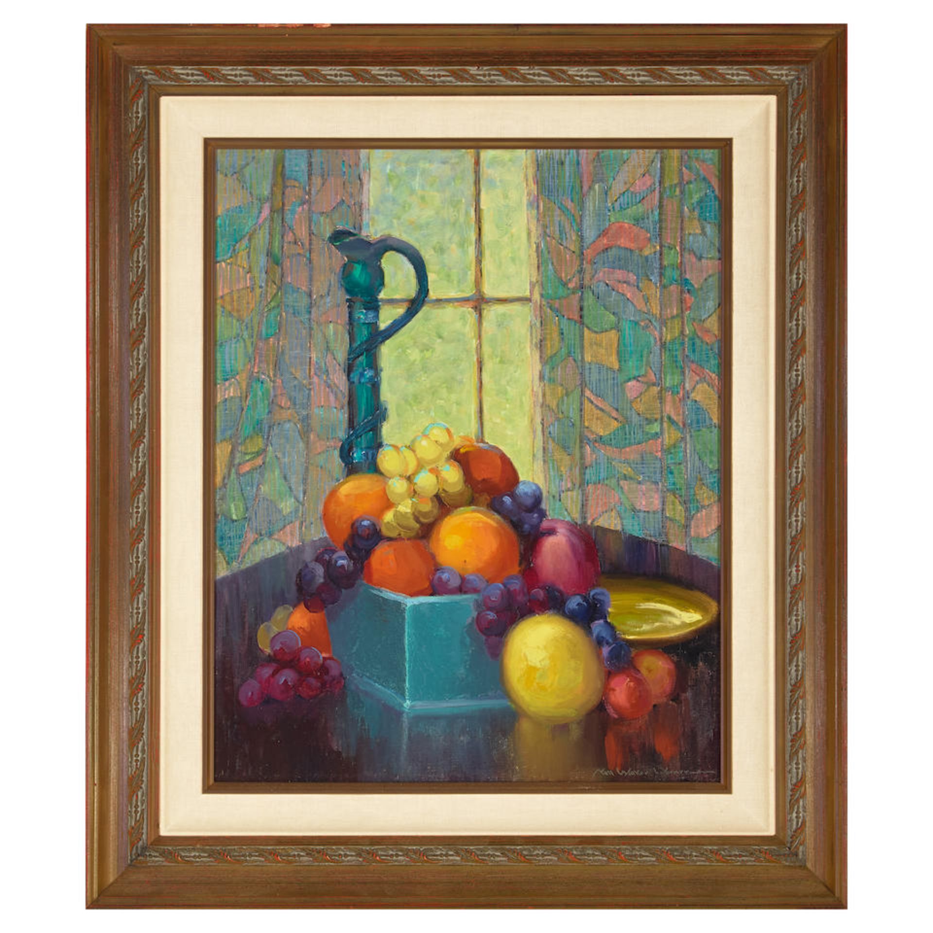 Nell Walker Warner (1891-1970) Still Life with Fruit 20 x 16 in. framed 27 x 23 1/4 in. - Image 2 of 2