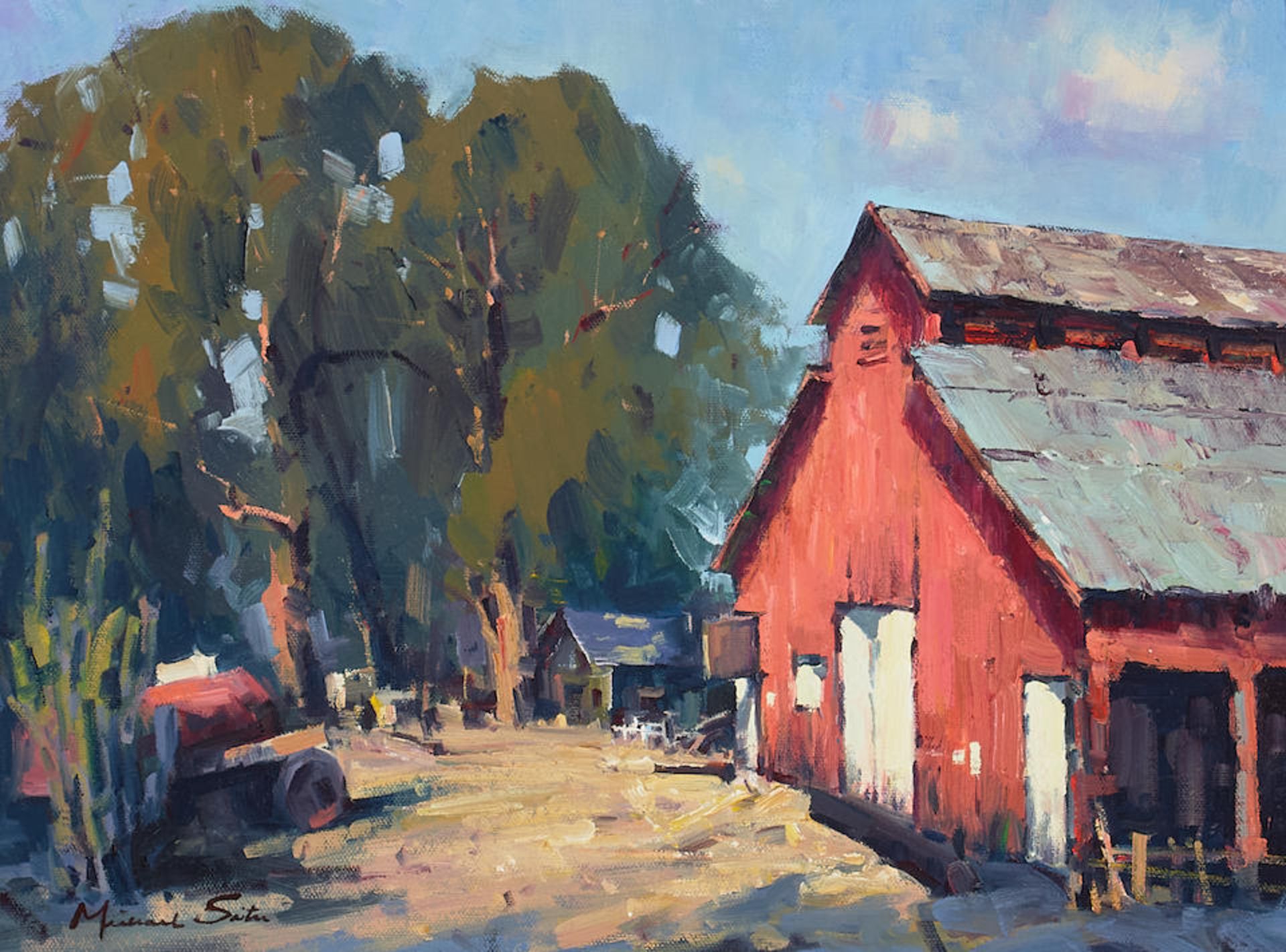 Michael Situ (born 1956) Irvine Ranch 12 x 16 in. framed 18 3/4 x 22 1/2 in. - Image 2 of 4