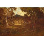 William Keith (1838-1911) Clearing with Mt. Tamalpais Beyond 24 x 36 in. framed 36 x 46 in.