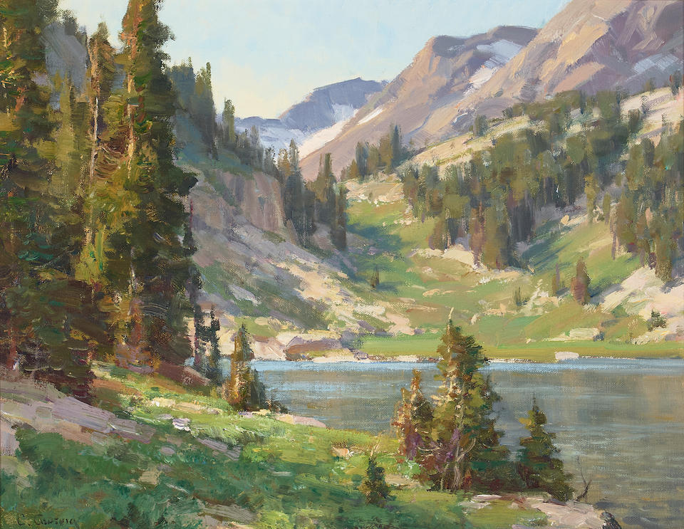 Clyde Aspevig (born 1951) The Beartooth Wilderness 14 x 18 in. framed 18 x 22 in.