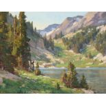 Clyde Aspevig (born 1951) The Beartooth Wilderness 14 x 18 in. framed 18 x 22 in.