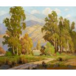 Walter Farrington Moses (1874-1947) Calabasas 25 x 30 in. framed 30 x 35 in.