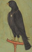 A PAINTING OF A FALCON PUNJAB HILLS, POSSIBLY MANDI, 18TH CENTURY