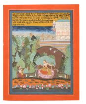 AN ILLUSTRATION FROM A RAGAMALA SERIES: GAUNDKARI RAGINI JAIPUR, CIRCA 1760