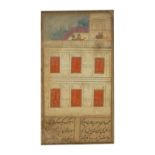 TWO FOLIOS FROM AN ILLUSTRATED MANUSCRIPT KASHMIR, 19TH CENTURY