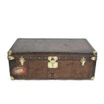 Louis Vuitton: a Natural Cowhide Cabin Trunk c.1880