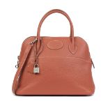 Herm&#232;s: a Sanguine Clemence Leather Bolide 31 2013 (includes padlock, keys, cloche, shoulde...