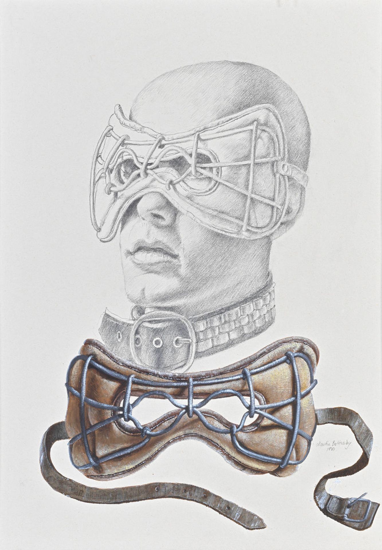 Martin Battersby (British, 1914-1982) Head with masks (Together with three others, probably by t...