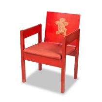 A Prince of Wales Investiture chair, 1969Designed by Lord Snowdon