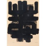 Pierre Soulages (French, 1919-2022) Lithographie n˚3 Lithograph, 1957, on Arches wove paper...