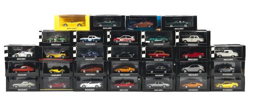 Thirty boxed 1:43 scale die-cast models by Minichamps, ((30))