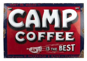 A 'Camp' Coffee is the Best, enamel sign, 1937,