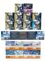 Twenty-three boxed 1:72 scale die-cast models of modern fighter jets by Witty Wings, ((23))