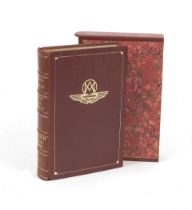 Dudley Coram: Aston Martin - The Story of a Sports Car; a signed leather-bound limited edition,