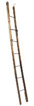 A rare folding motorist's ladder, circa 1910,