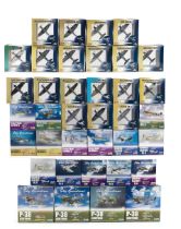 Thirty-seven boxed 1:72 scale die-cast models of WWII fighter aircraft by Witty Wings, ((37))