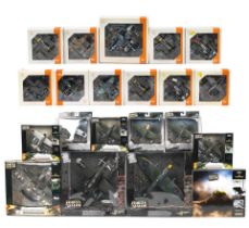 Twenty-one boxed die-cast scale models of mainly WWII aircraft by Unimax and Ixo, ((21))