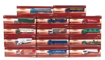 Fourteen boxed 1:50 scale limited edition die-cast models of haulage and heavy goods transport l...