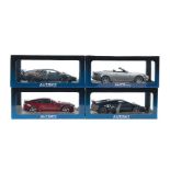 Four boxed 1:18 scale die-cast models by Autoart Performance, ((4))