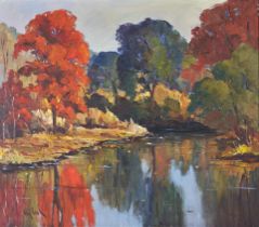 OTIS PIERCE COOK JR. (AMERICAN, 1900-1980) AUTUMN FOLIAGE