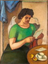 SIMKHA SIMKHOVITCH (RUSSIAN/AMERICAN, 1893-1949) THE LETTER, 1946