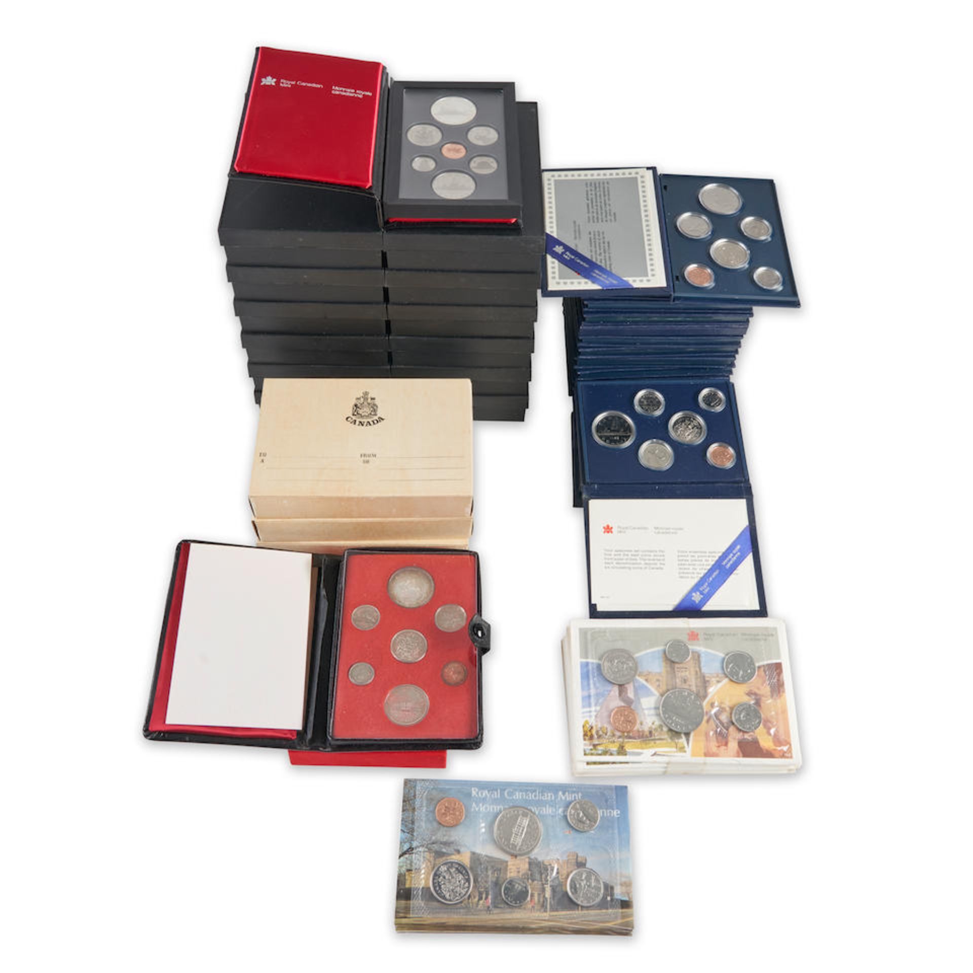 Canada Fifty-two Uncirculated, Specimen and Proof Sets.