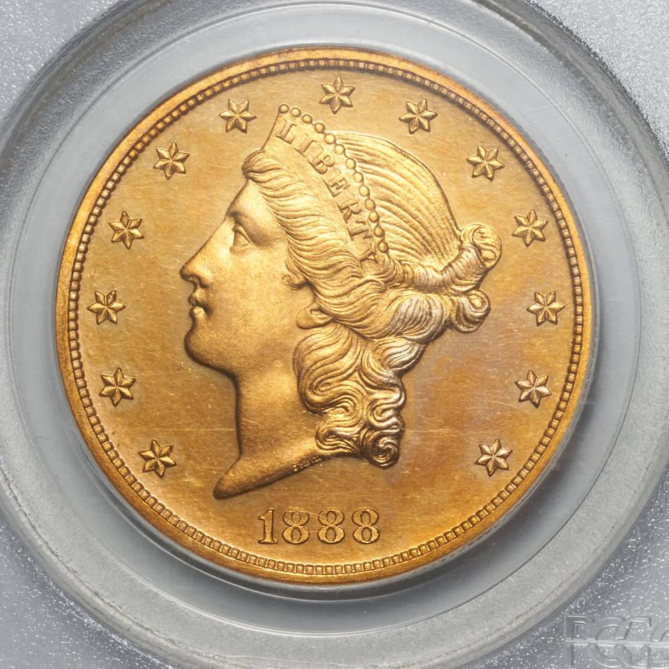 United States Proof 1888 Liberty $20 Double Eagle Gold Coin. - Image 2 of 3