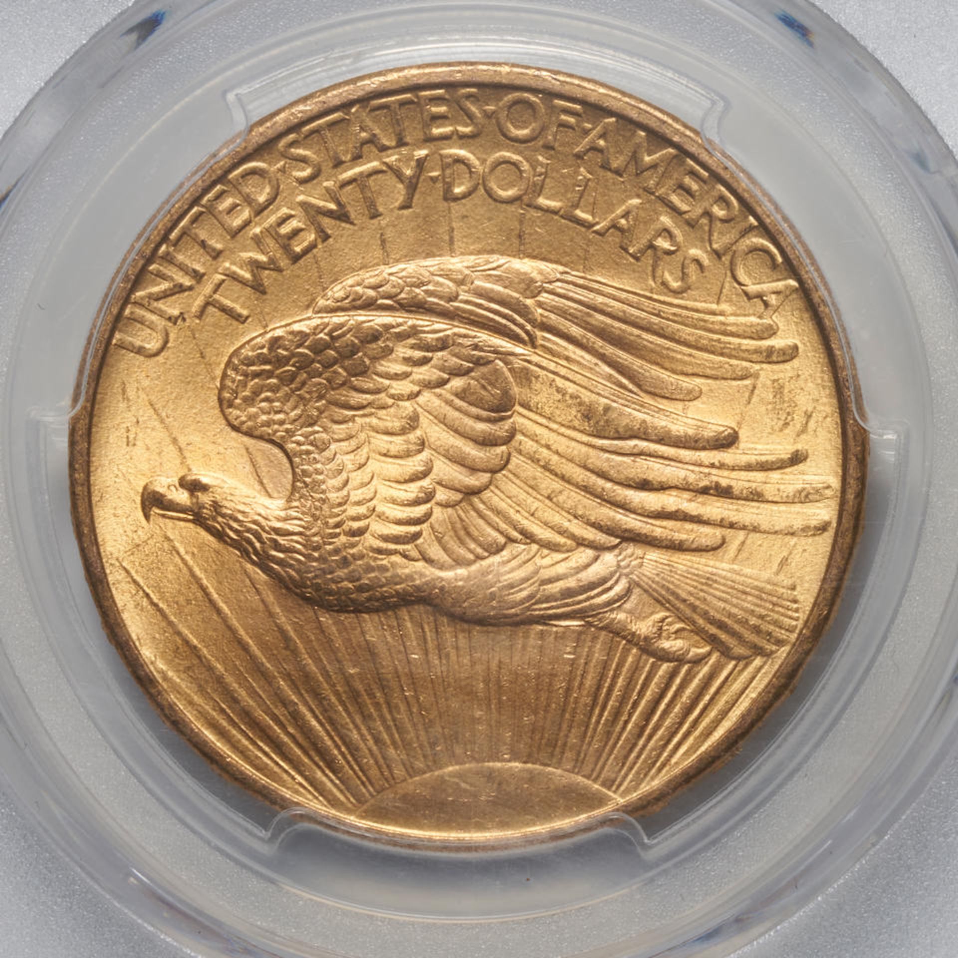 United States 1908 No Motto St. Gaudens $20 Double Eagle Gold Coin. - Bild 2 aus 3