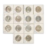 United States Collection of Fourteen Classic Commemorative Half Dollars.