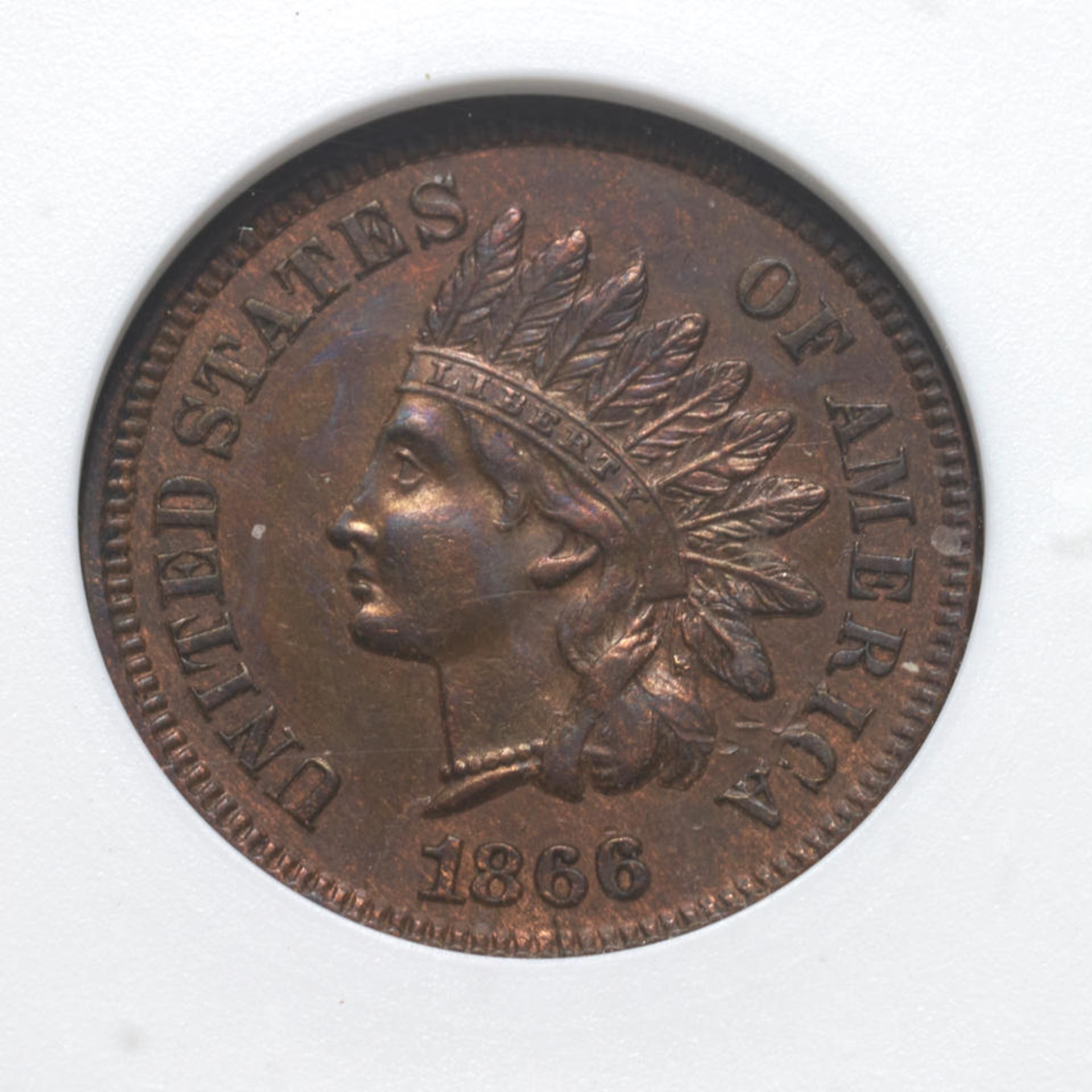 United States Four Indian Head Cents. - Image 2 of 2